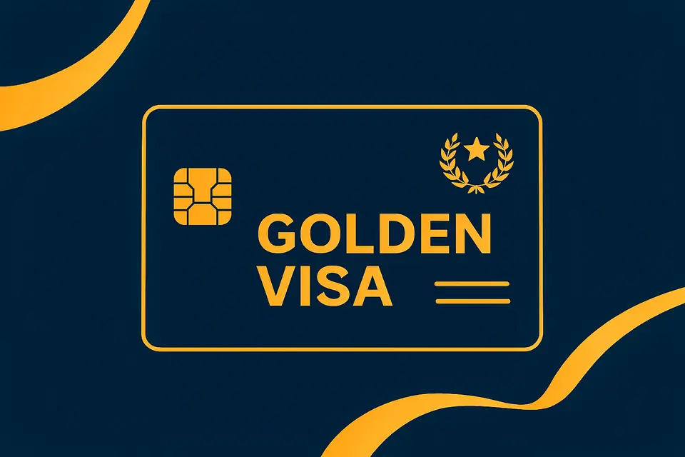 UAE Golden Visa card illustration