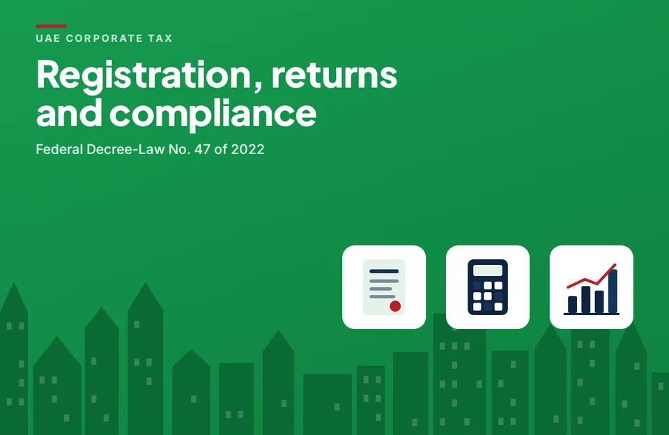 Illustration of UAE Corporate Tax registration and compliance