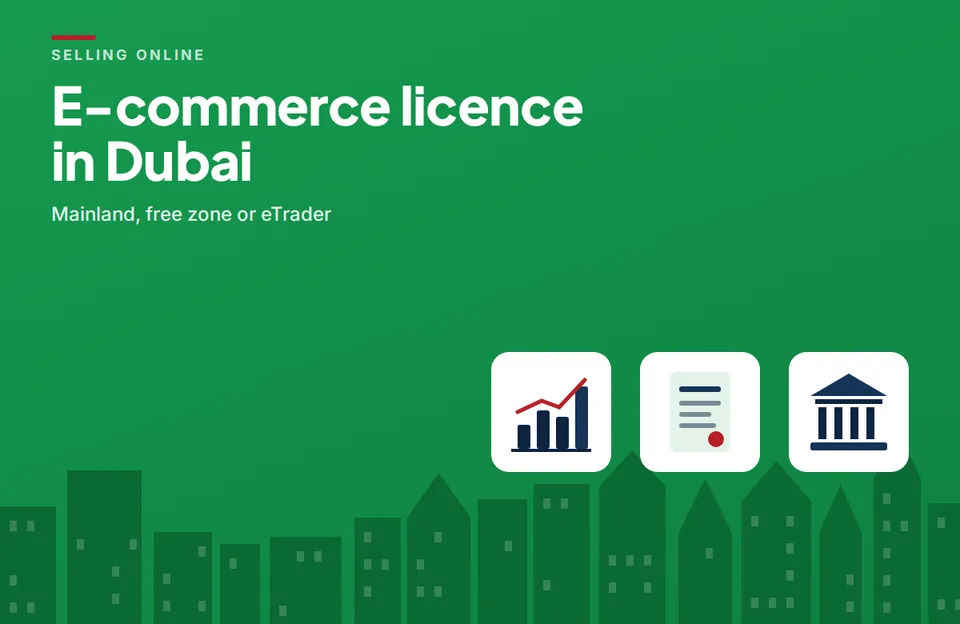 E-commerce licence in Dubai illustration