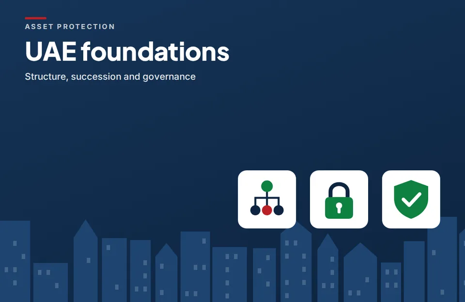 Investors reviewing a foundation structure