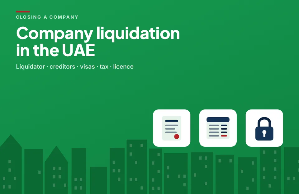 Company liquidation in the UAE illustration